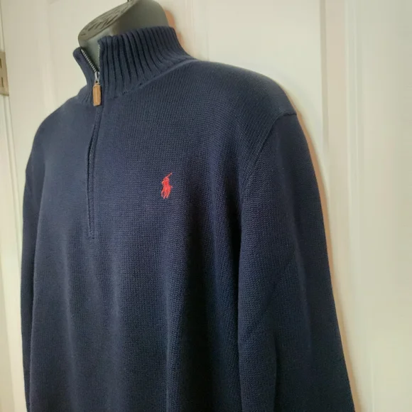 Polo Ralph Lauren Quarter-Zip Sweater Sz XXL - Picture 2 of 5